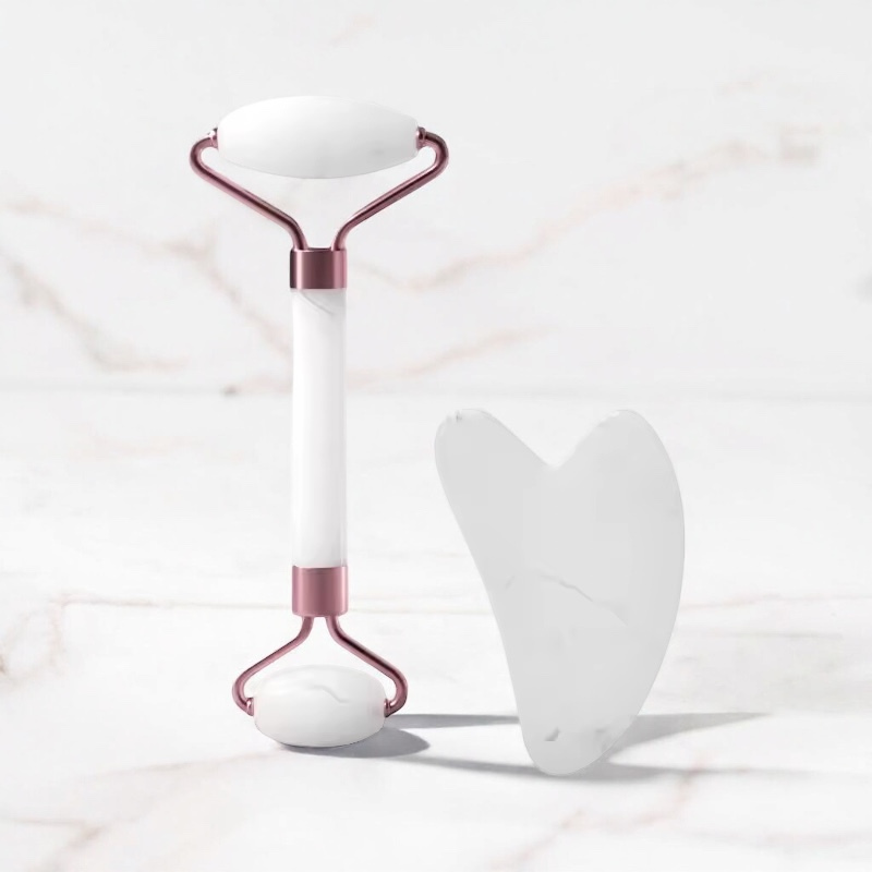 Le Duo Gua Sha — Pierre et rouleau de massage