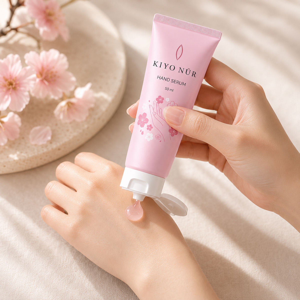 Le Sérum Sakura — Soin Mains Nourrissant