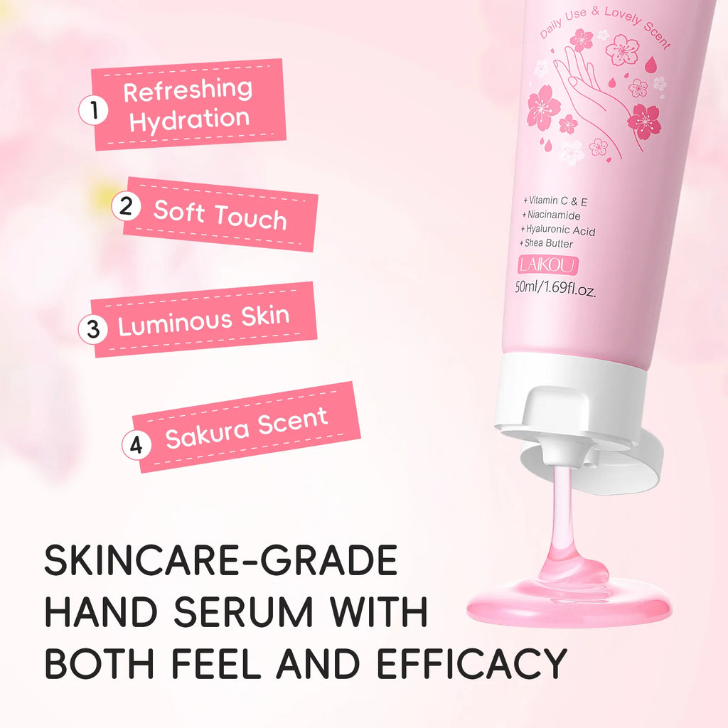 Le Sérum Sakura — Soin Mains Nourrissant
