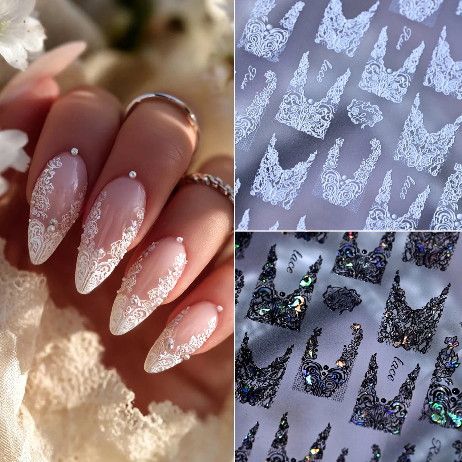 Dentelle — Stickers Nail Art 5D