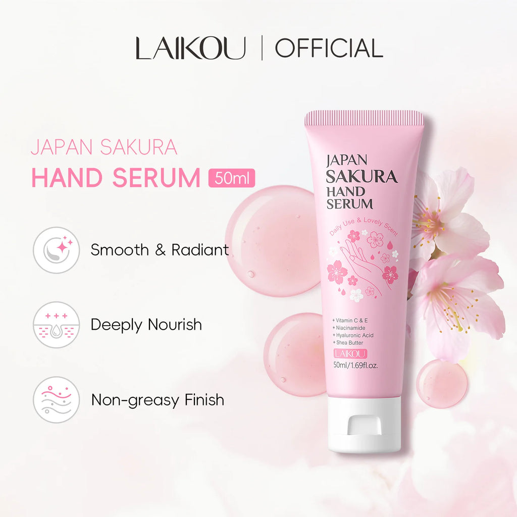 Le Sérum Sakura — Soin Mains Nourrissant