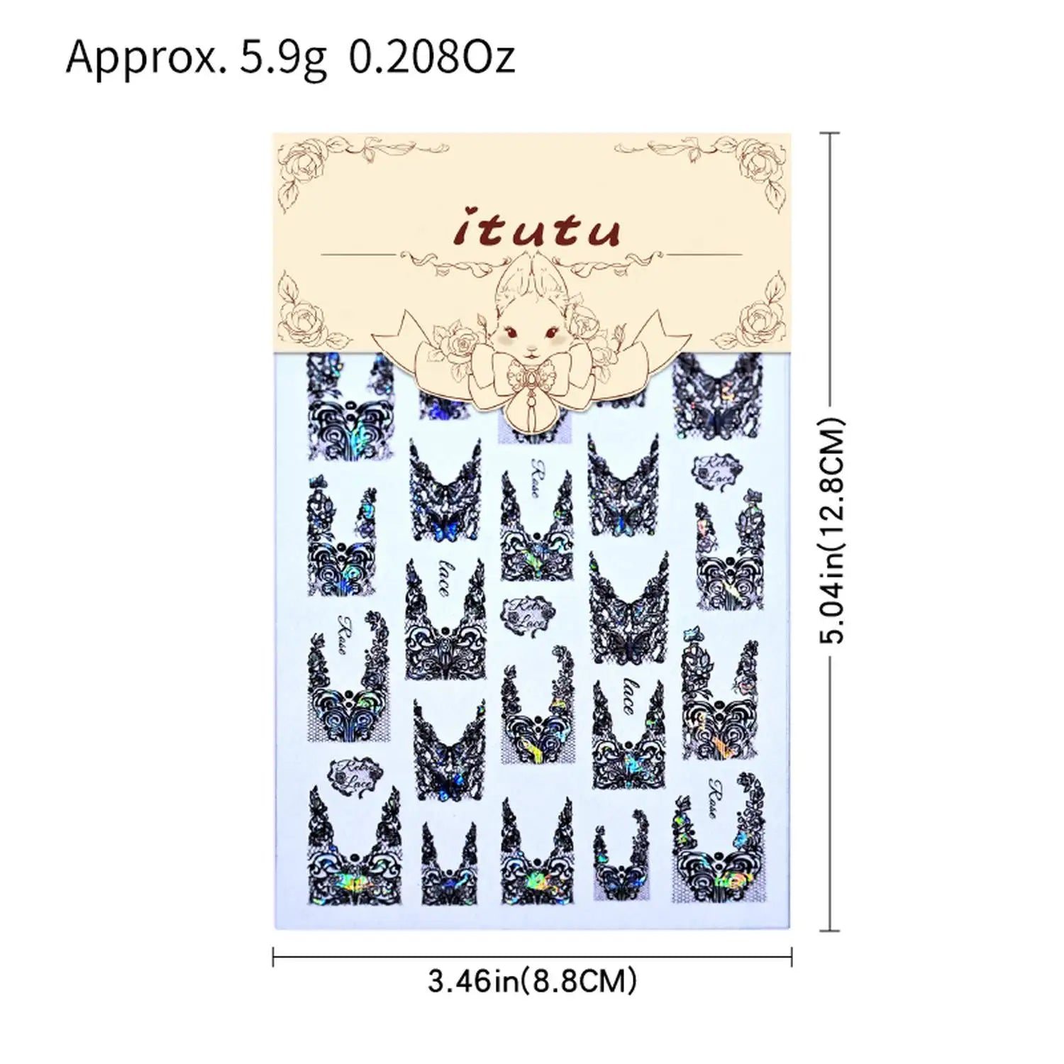 Dentelle — Stickers Nail Art 5D