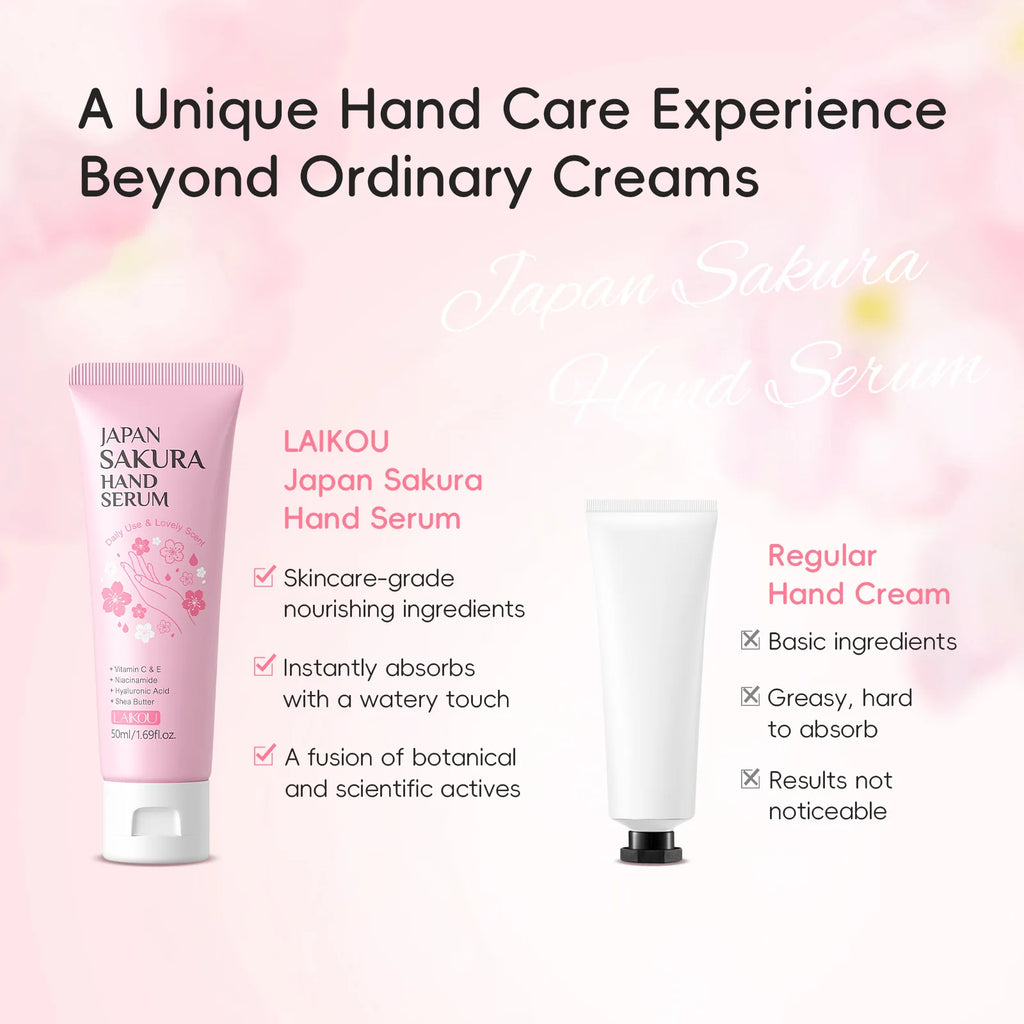 Le Sérum Sakura — Soin Mains Nourrissant